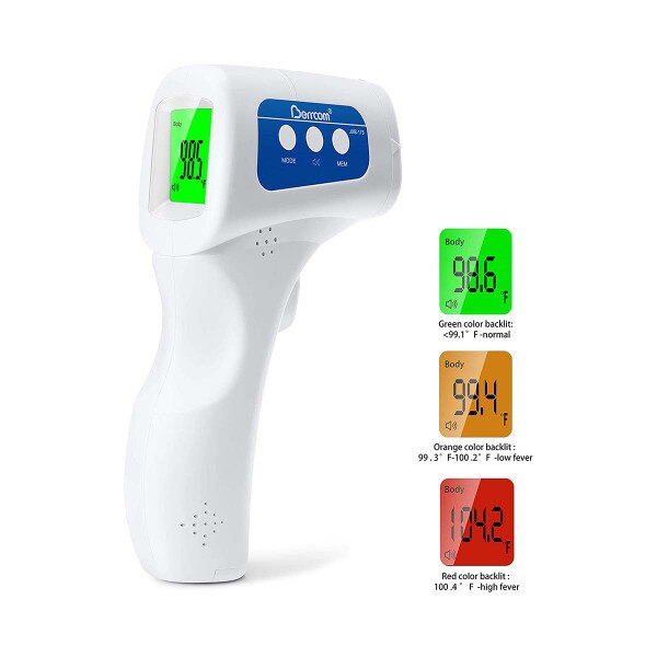Thermometer, display colors